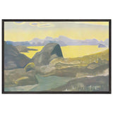 Ladoga by Nicholas Roerich, framed poster