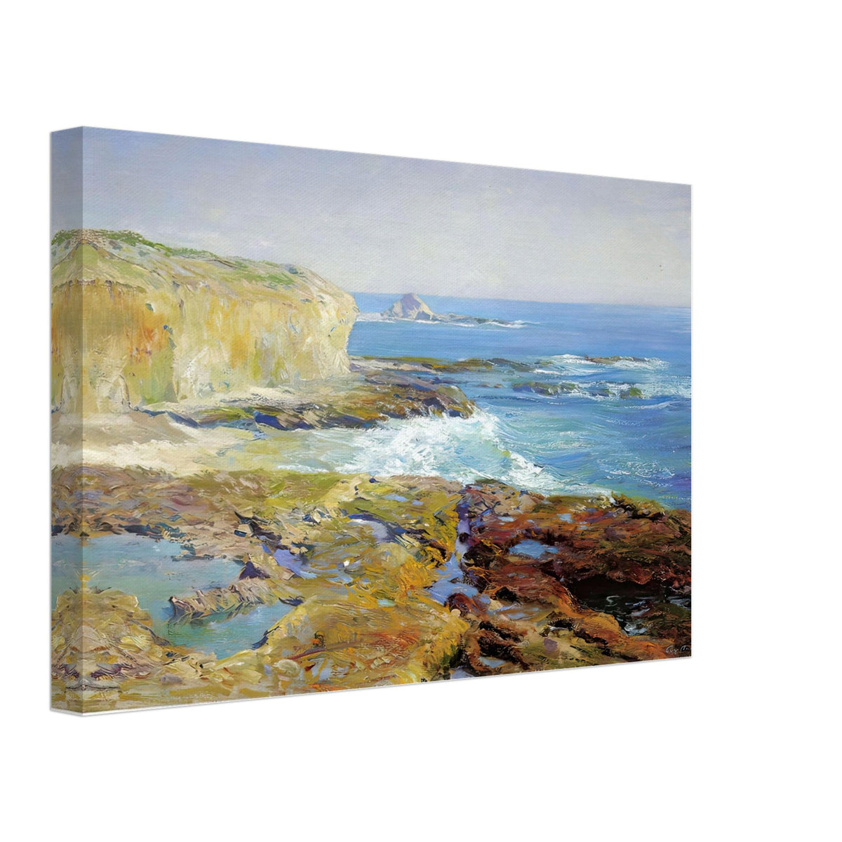 Laguna Rocks, Low Tide by Guy Rose, canvas, view 2