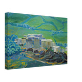 Lahaul. Kardang by Nicholas Roerich, canvas, view 2
