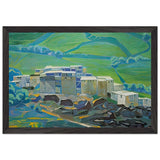 Lahaul. Kardang by Nicholas Roerich, framed poster, view 2