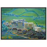 Lahaul. Kardang by Nicholas Roerich, framed poster, view 3