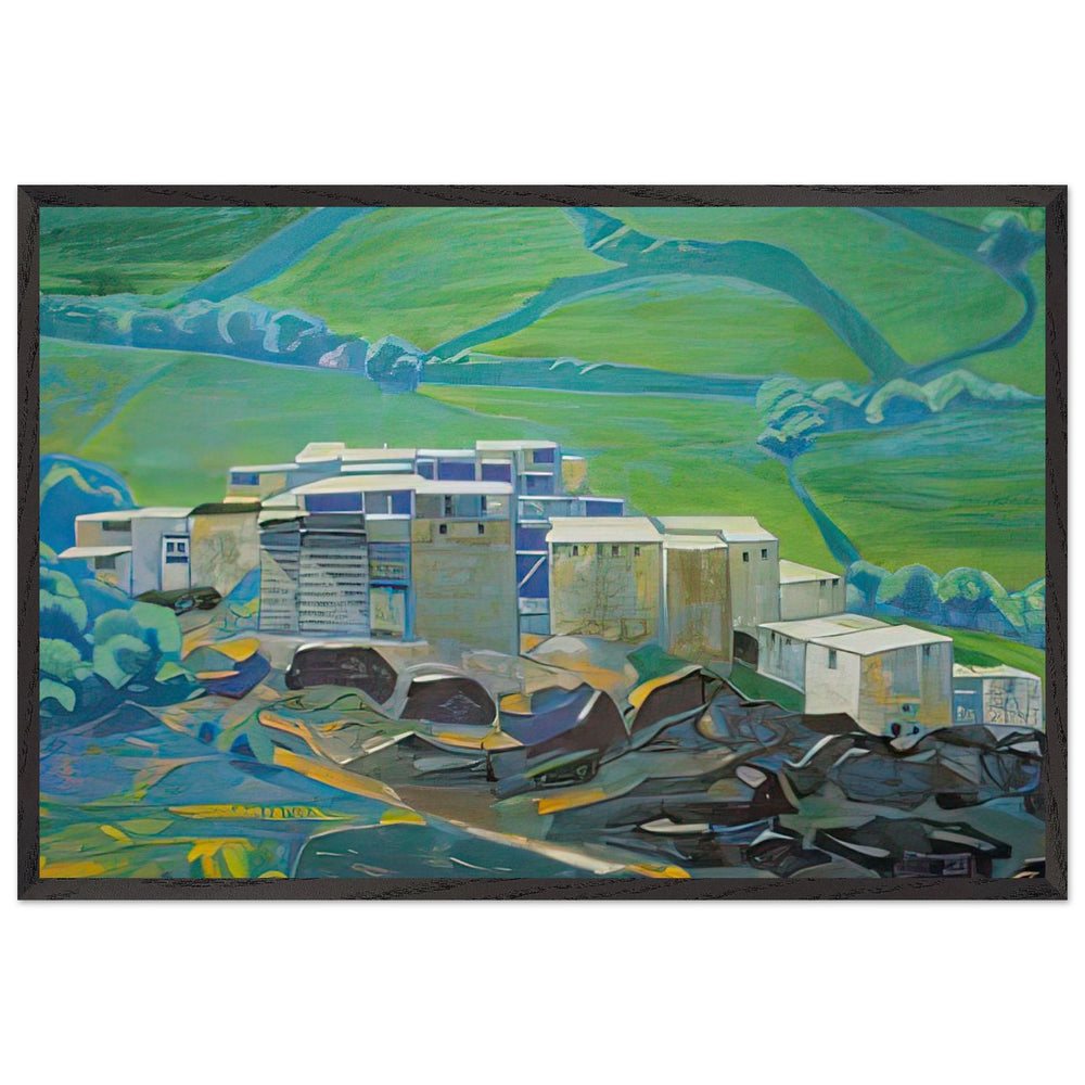 Lahaul. Kardang by Nicholas Roerich, framed poster