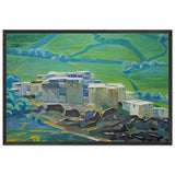 Lahaul. Kardang by Nicholas Roerich, framed poster