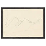 Lahaul Mountains by Nicholas Roerich, framed poster, view 2