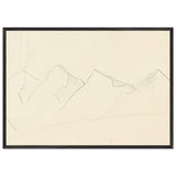 Lahaul Mountains by Nicholas Roerich, framed poster, view 3
