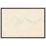 Lahaul Mountains by Nicholas Roerich, framed poster