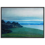 Lake Hyumpola by Nicholas Roerich, framed poster, view 3