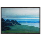 Lake Hyumpola by Nicholas Roerich, framed poster
