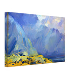 Lake in the Mountains by Nicholas Roerich, canvas, view 2