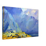 Lake in the Mountains by Nicholas Roerich, canvas