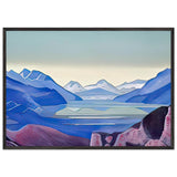 Lake in the Mountains by Nicholas Roerich, framed poster, view 3