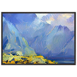 Lake in the Mountains by Nicholas Roerich, framed poster, view 3