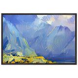 Lake in the Mountains by Nicholas Roerich, framed poster