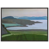 Lake Ladoga Islands by Nicholas Roerich, framed poster, view 3