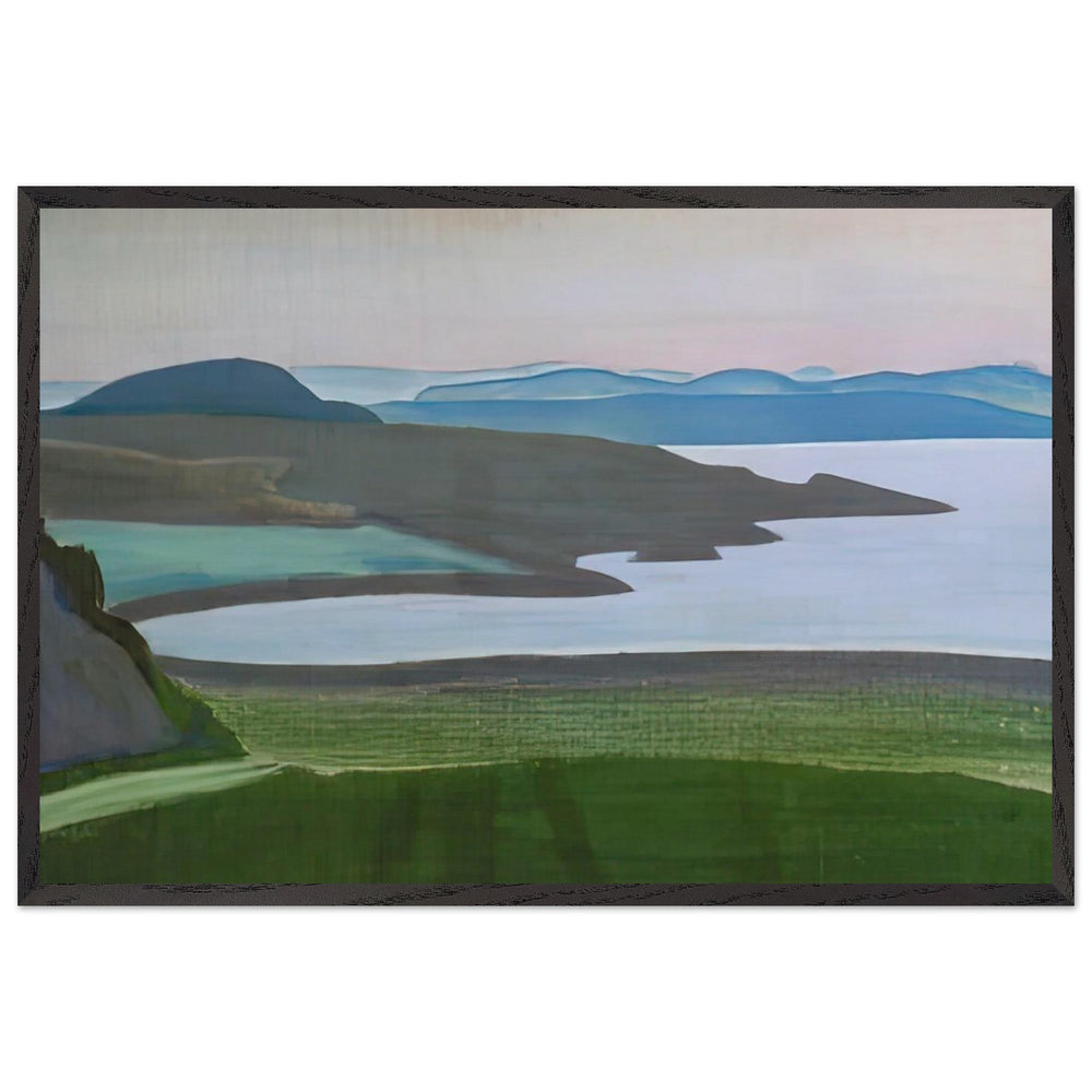 Lake Ladoga Islands by Nicholas Roerich, framed poster