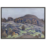 Lake Ladoga by Nicholas Roerich, framed poster, view 3