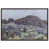 Lake Ladoga by Nicholas Roerich, framed poster