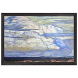 Lake by Nicholas Roerich, framed poster, view 2
