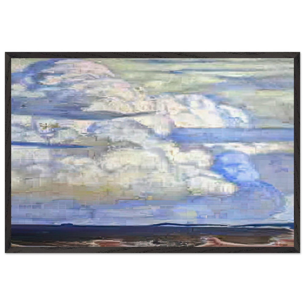 Lake by Nicholas Roerich, framed poster