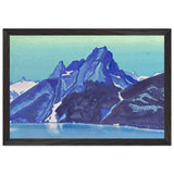 Lake of the Nagas. Kashmir by Nicholas Roerich, framed poster, view 2