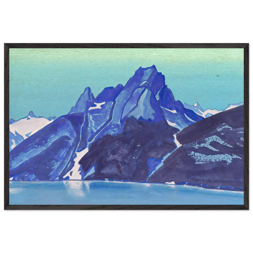 Lake of the Nagas. Kashmir by Nicholas Roerich, framed poster