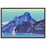 Lake of the Nagas. Kashmir by Nicholas Roerich, framed poster