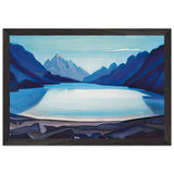 Lake Sheshnag by Nicholas Roerich, framed poster, view 2