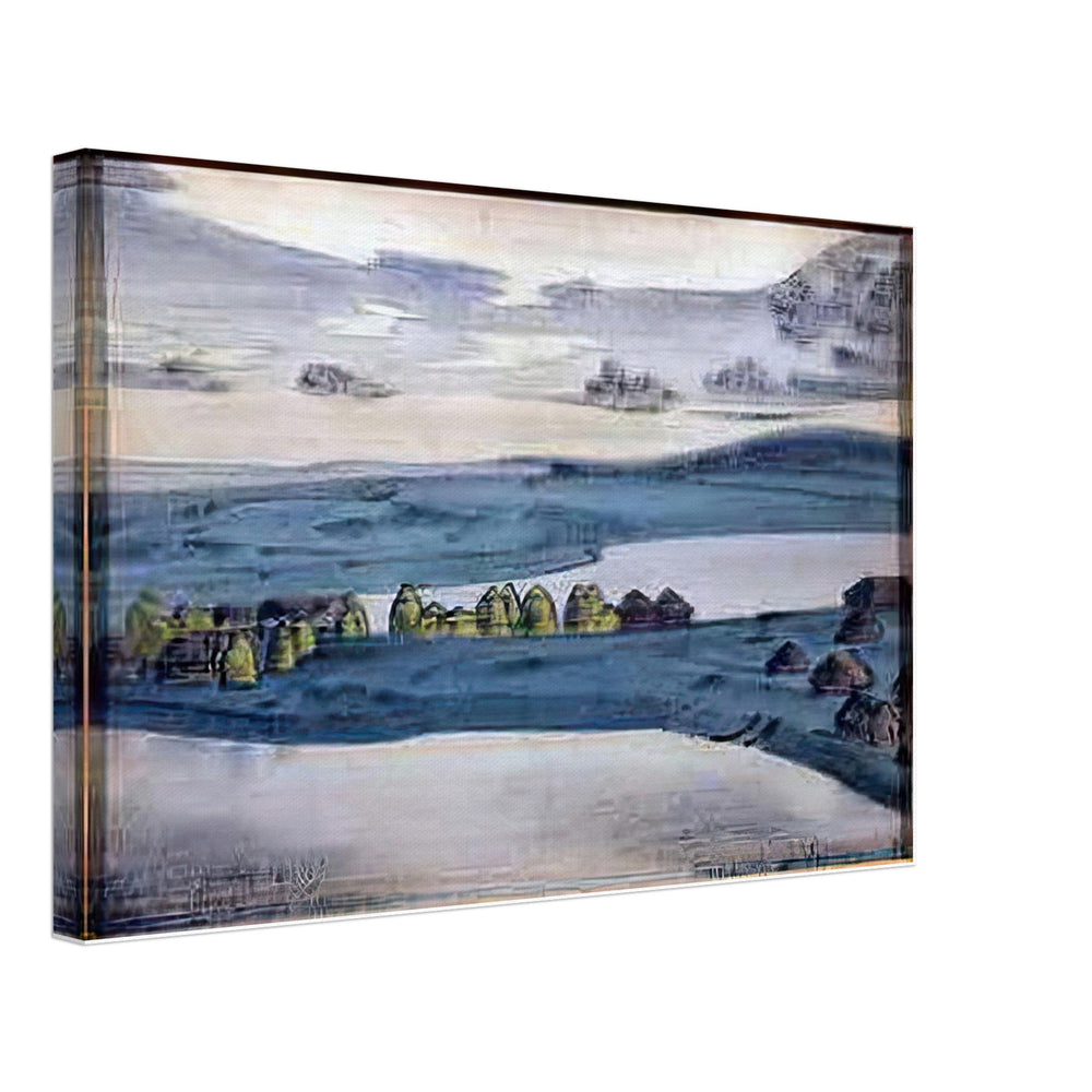 Lake Village by Nicholas Roerich, canvas