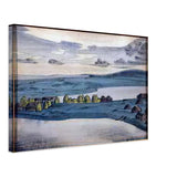 Lake Village by Nicholas Roerich, canvas