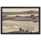 Lake Village by Nicholas Roerich, framed poster, view 2