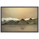 Lake Vular by Nicholas Roerich, framed poster