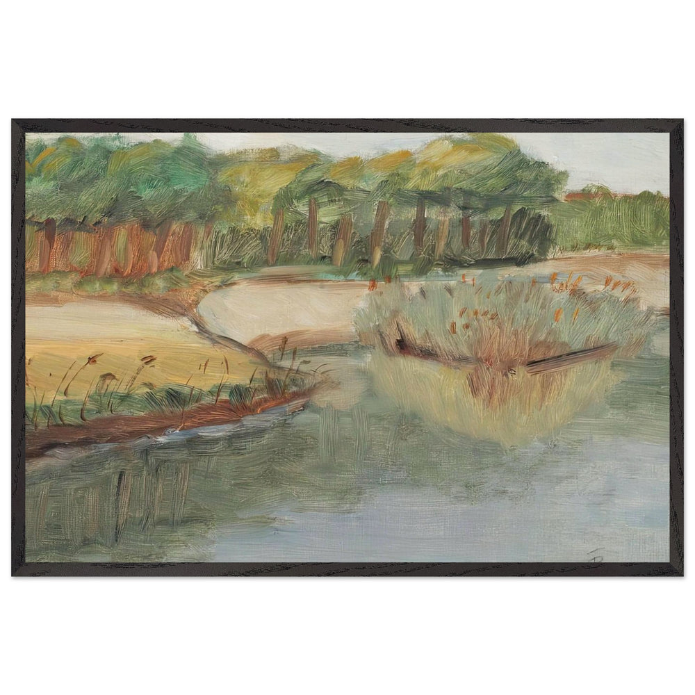 Lakeshore by Theodor Pallady, framed poster