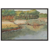 Lakeshore by Theodor Pallady, framed poster