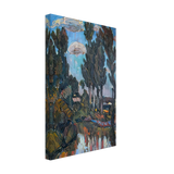 Lakeside Trees by Istvan Nagy, canvas, view 2