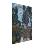 Lakeside Trees by Istvan Nagy, canvas