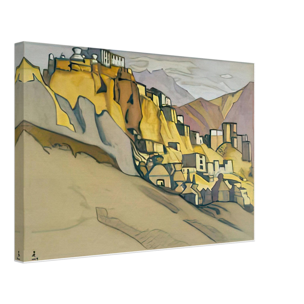 Lamayuru Monastery by Nicholas Roerich, canvas