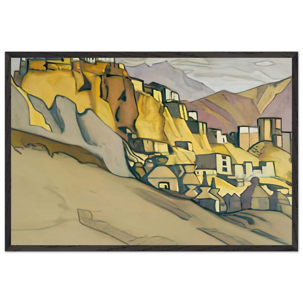 Lamayuru Monastery by Nicholas Roerich, framed poster