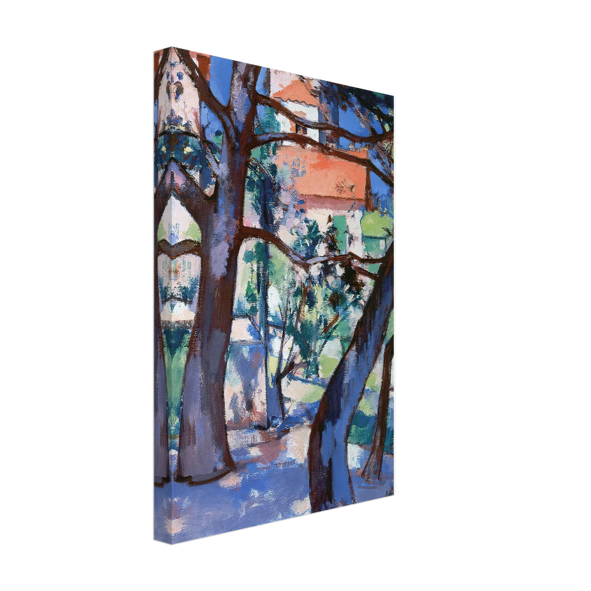 Landscape, Cassis, France by Samuel Peploe, canvas, view 2