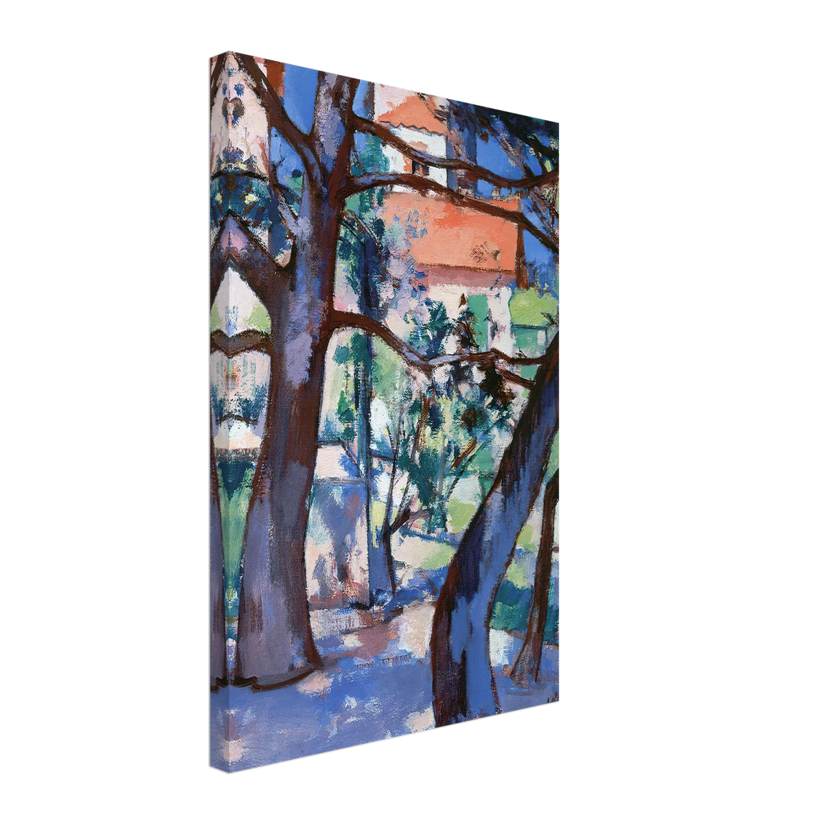 Landscape, Cassis, France by Samuel Peploe, canvas