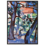Landscape, Cassis, France by Samuel Peploe, framed poster, view 3