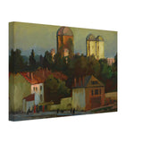 Landscape from Câmpulung by Stefan Popescu, canvas, view 2