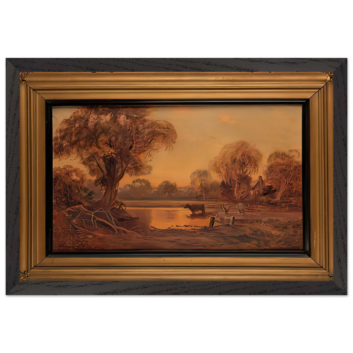 Landscape by George Hyde Pownall, framed poster, view 2