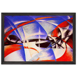 Landscape by Giacomo Balla, framed poster, view 2