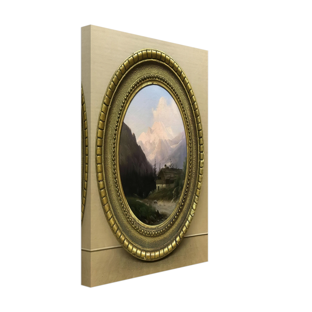 Landscape by Guido Agostini, canvas, view 2