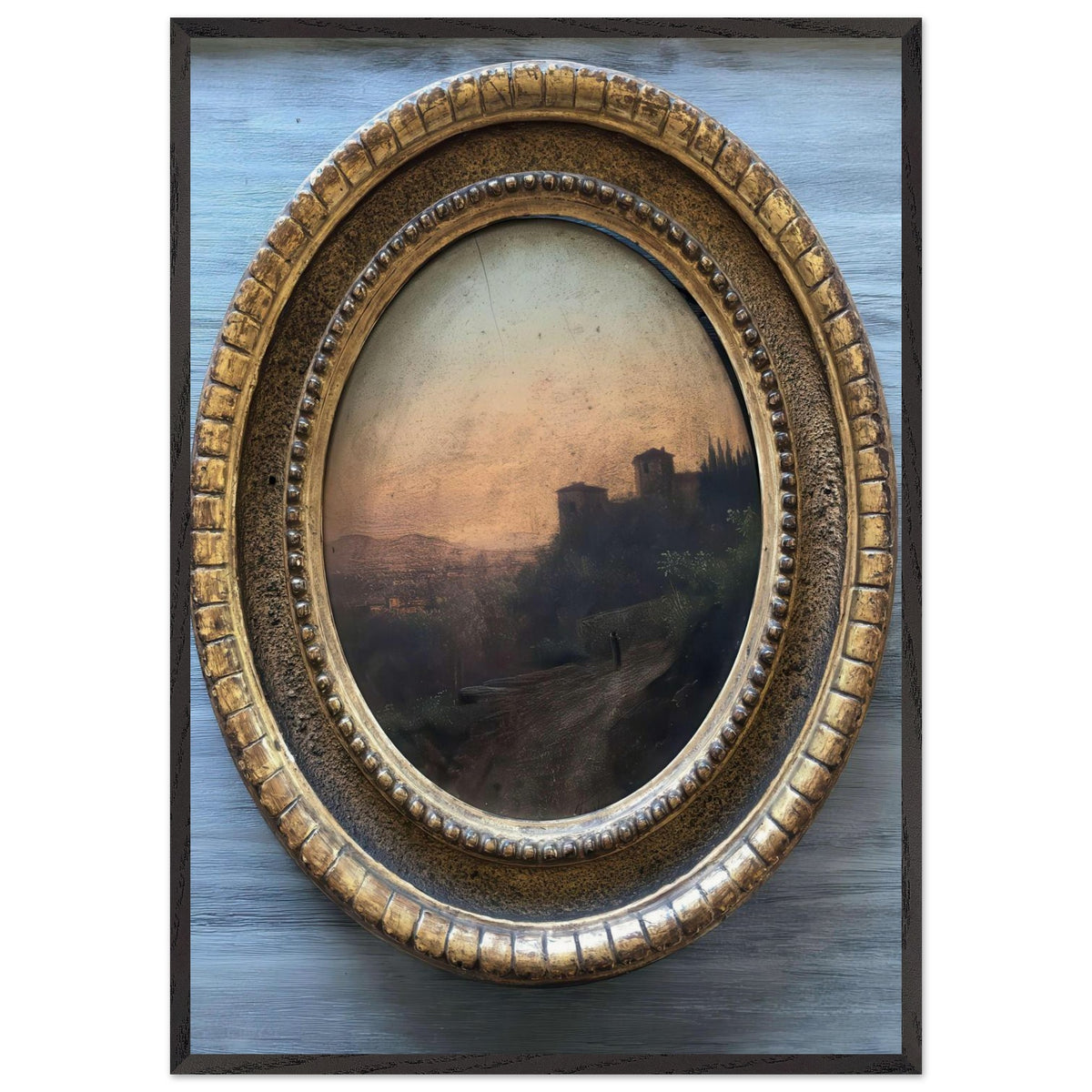 Landscape by Guido Agostini, framed poster, view 3