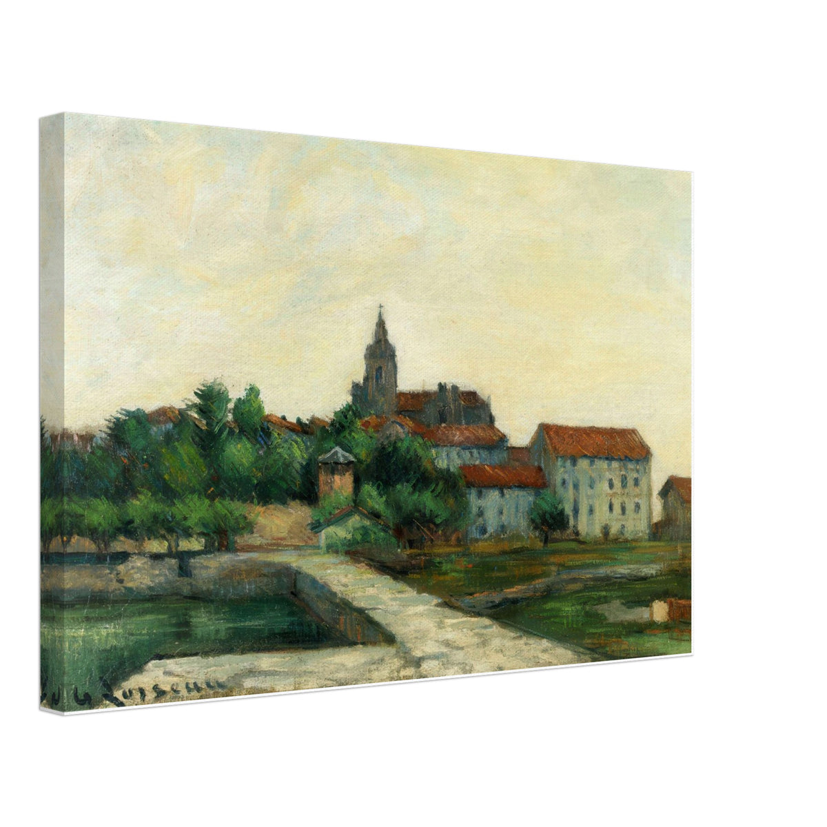 Landscape by Gustave Loiseau, canvas
