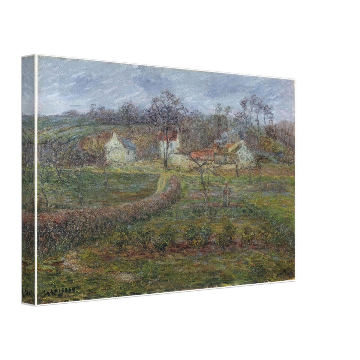 Landscape in a Valley by Gustave Loiseau, canvas, view 2