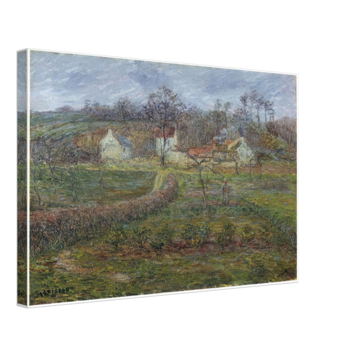 Landscape in a Valley by Gustave Loiseau, canvas