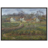 Landscape in a Valley by Gustave Loiseau, framed poster, view 3