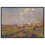 Landscape in Autumn by Gustave Loiseau, framed poster, view 3
